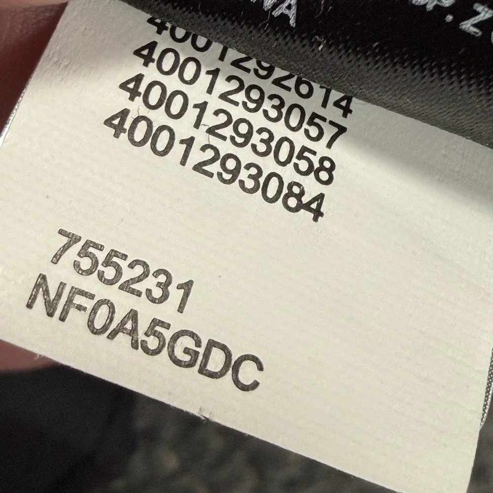 The North Face Jacket Men XL Junction Insulation Black Full Zip Outdoor Trail